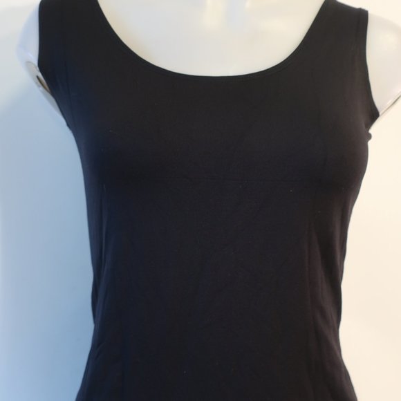 Womens A'nue Ligne Black Tank M* - Picture 2 of 5